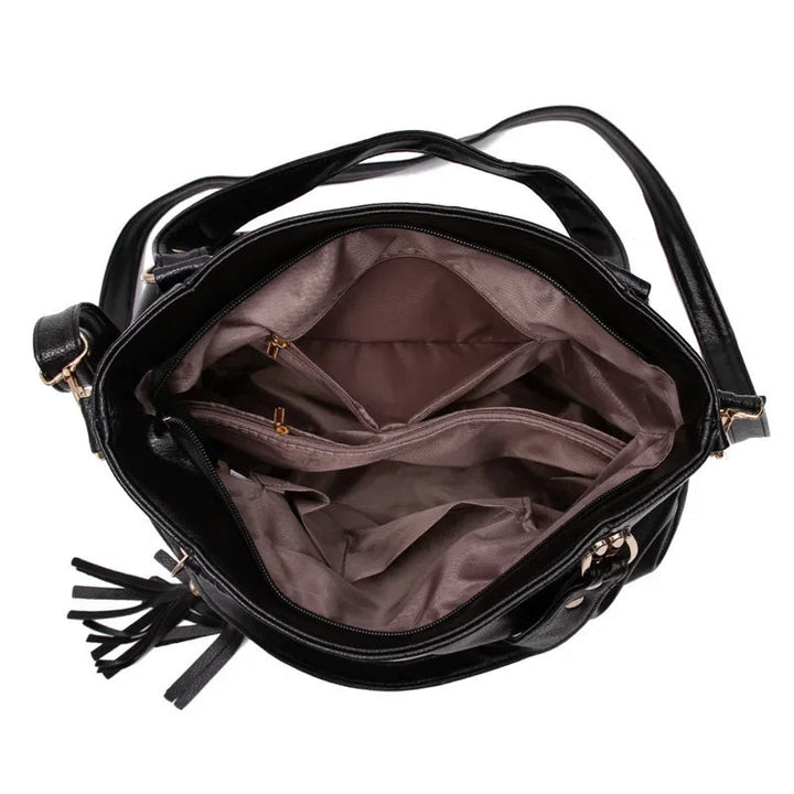 Nord Taschen | Quasten Hobo Tasche, Vegane Leder Schultertasche