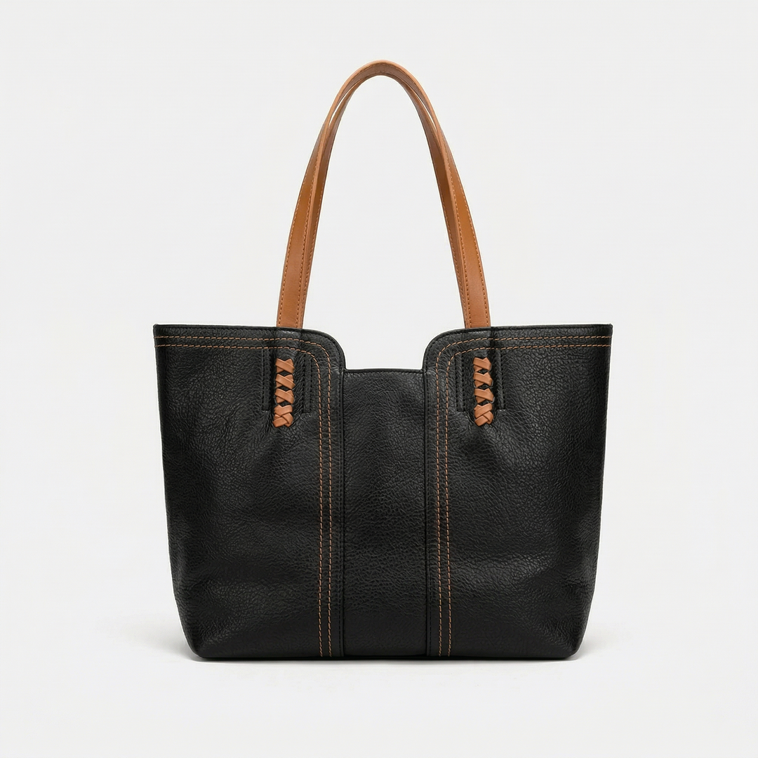 Nord Taschen | Große vegane Leder-Tote-Tasche, Arbeits-Umhängetasche