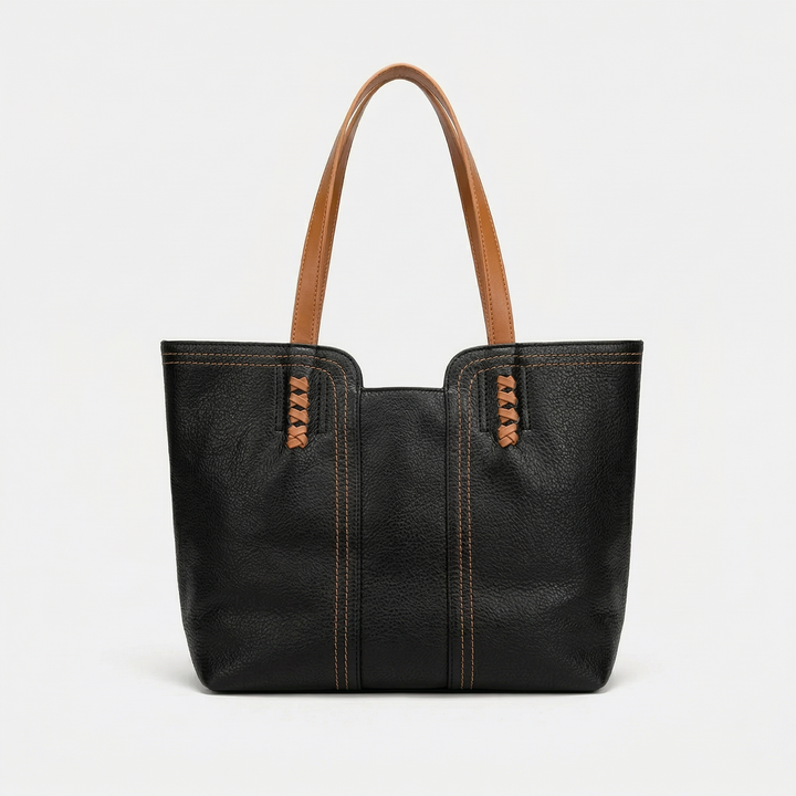 Nord Taschen | Große vegane Leder-Tote-Tasche, Arbeits-Umhängetasche