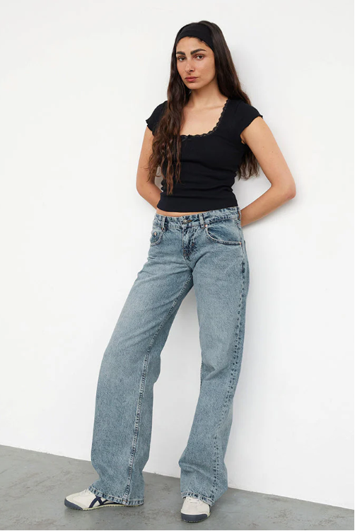 Nord Taschen | Low Rise Jeans