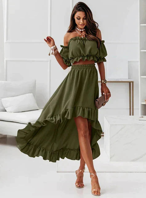 Nord Taschen | Sommerkleid Set mit Rüschen
