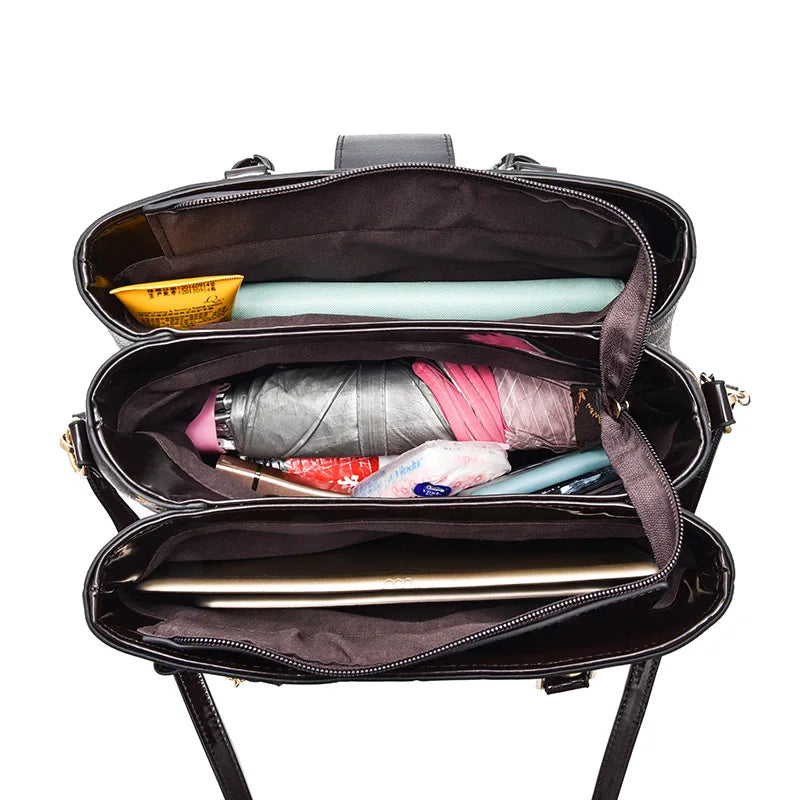 Nord Taschen | Bedruckte Top Handle Handtasche für Frauen