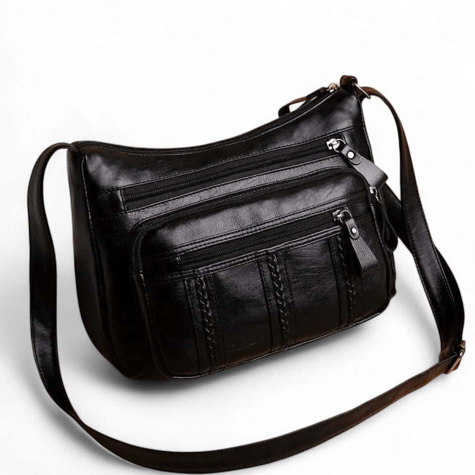 Nord Taschen | Multi-Pocket Leather Shoulder Bag