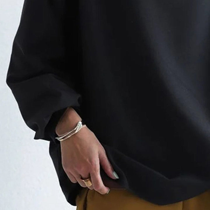 Elegante Loose-Fit Rollkragenbluse