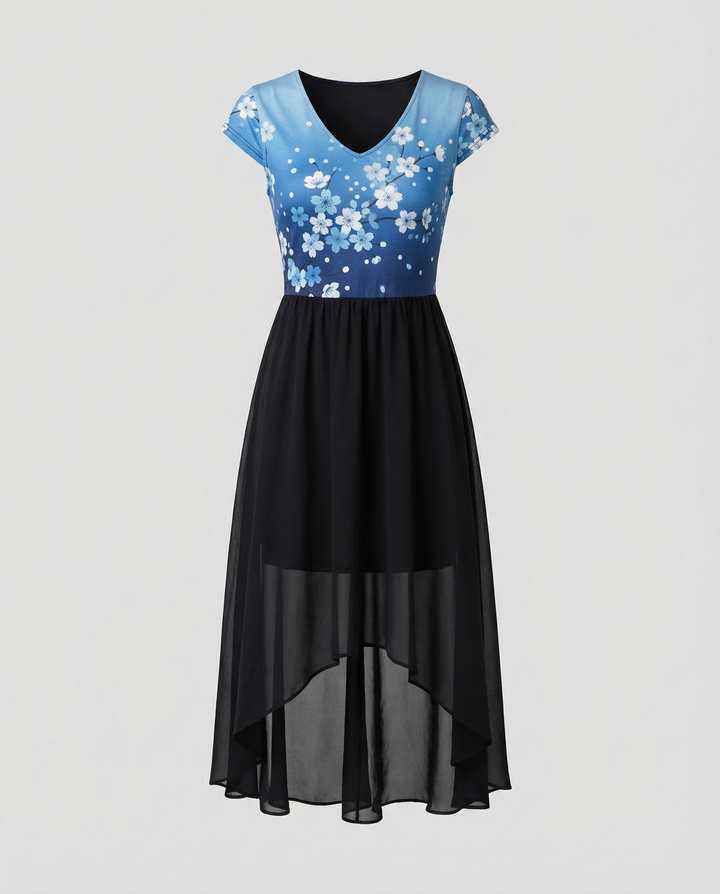 Elegantes Chiffon Partykleid Damen