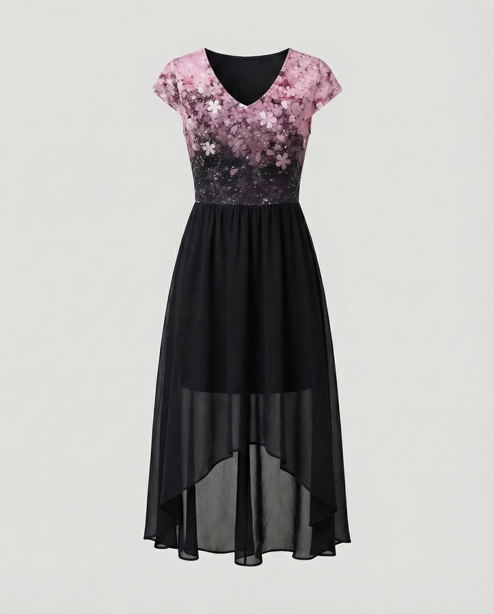 Elegantes Chiffon Partykleid Damen