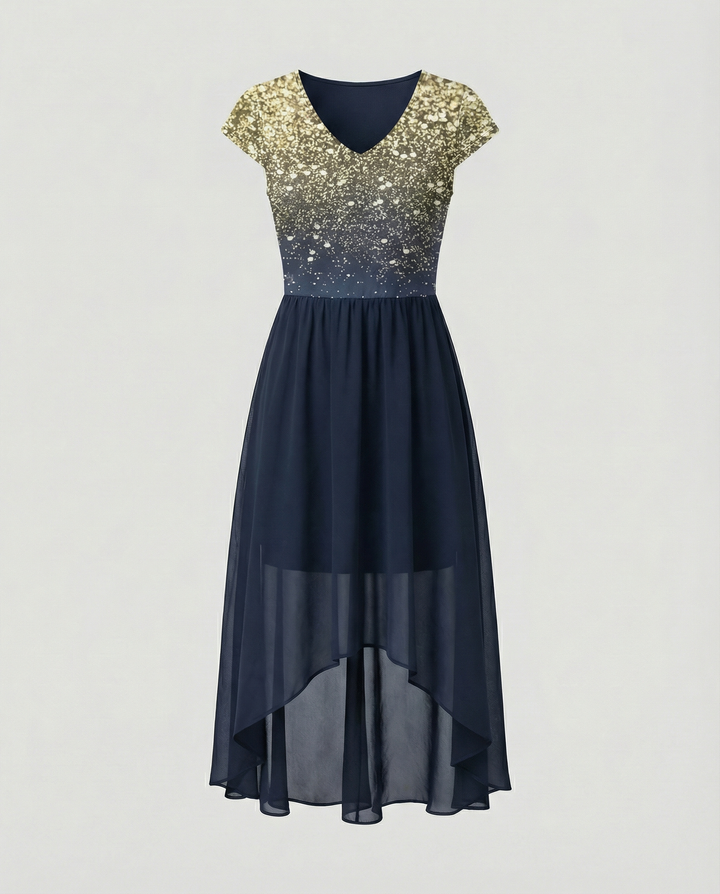 Elegantes Chiffon Partykleid Damen
