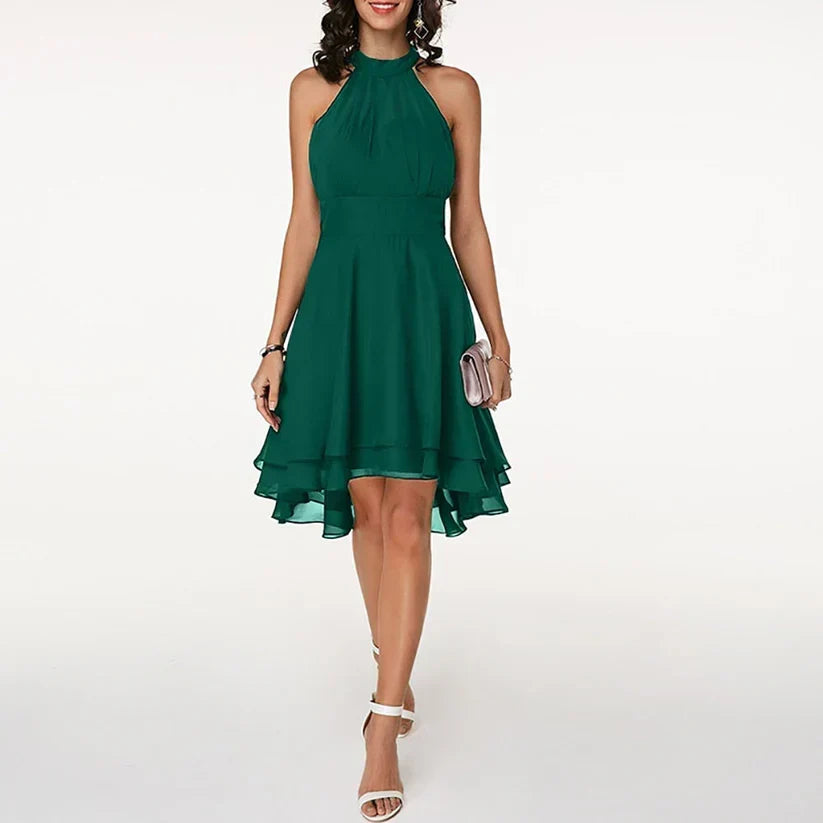 stilvolle Kleid mit charmanten Rüschen - Arvani