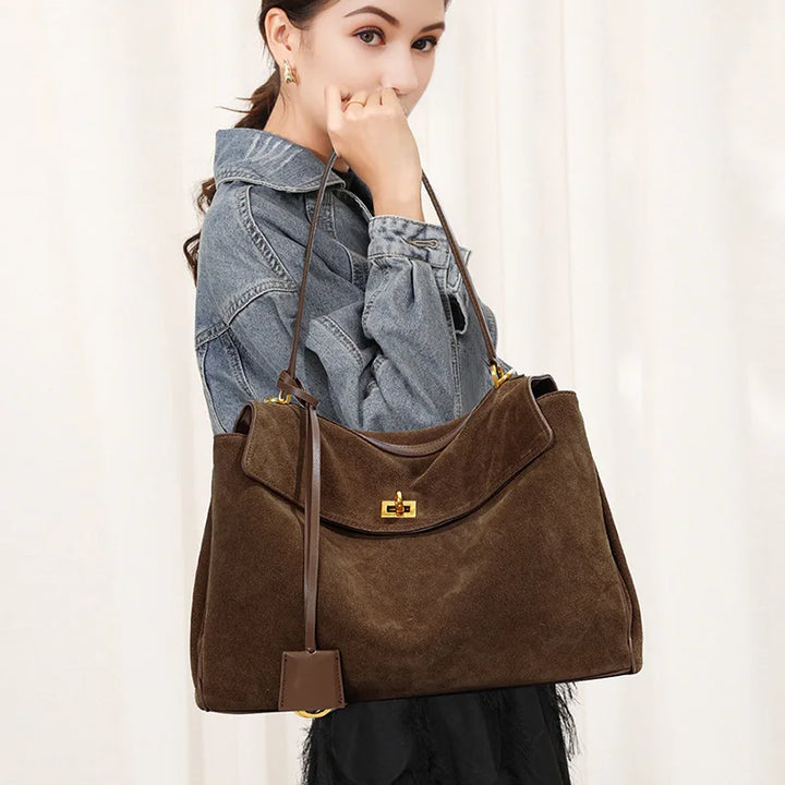 Nord Taschen | Large Chic Suede Handbag