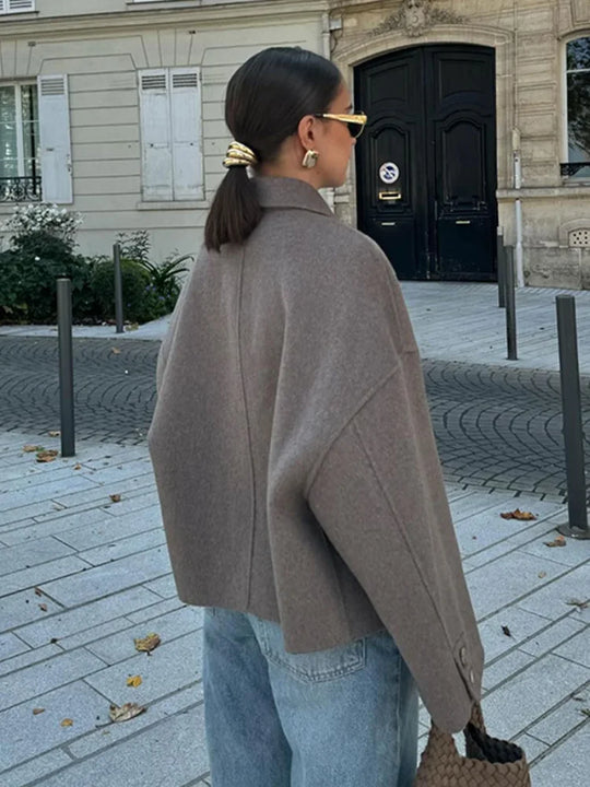 Nord Taschen | Damenjacke Gesteppten Übergangsjacke mit Knöpfen
