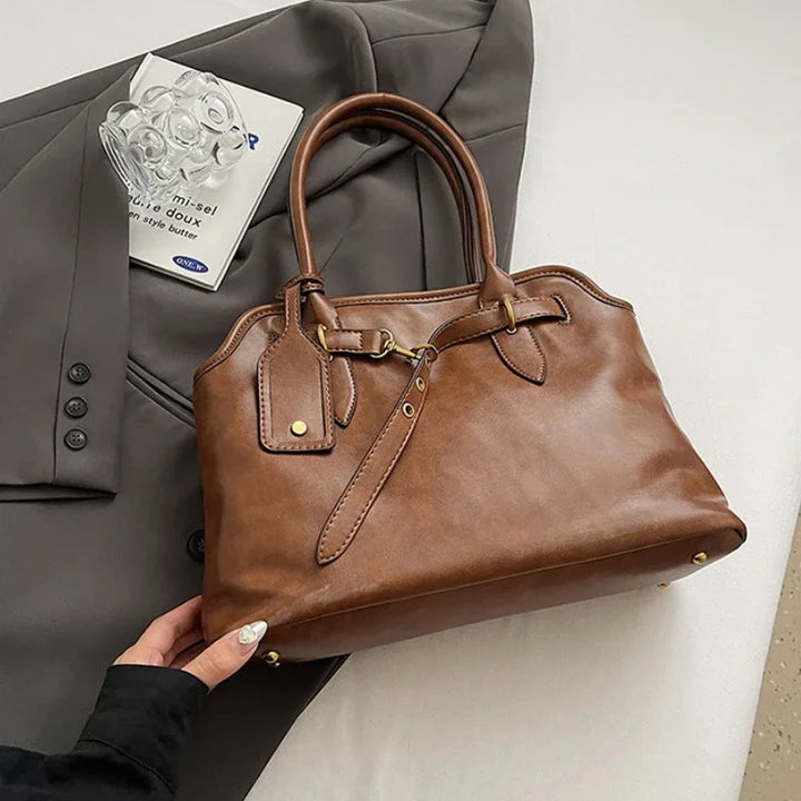 Nord Taschen | Large Smooth Leather Handbag