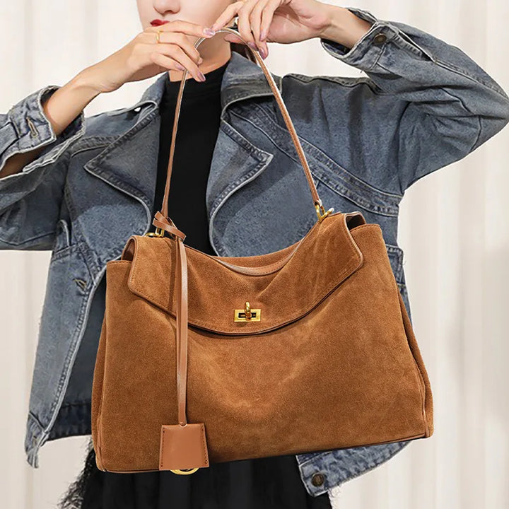 Nord Taschen | Large Chic Suede Handbag