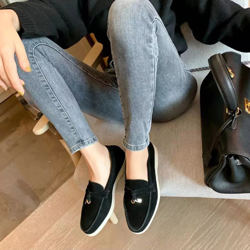Loafers Damen-Loafer mit Schloss-Detail