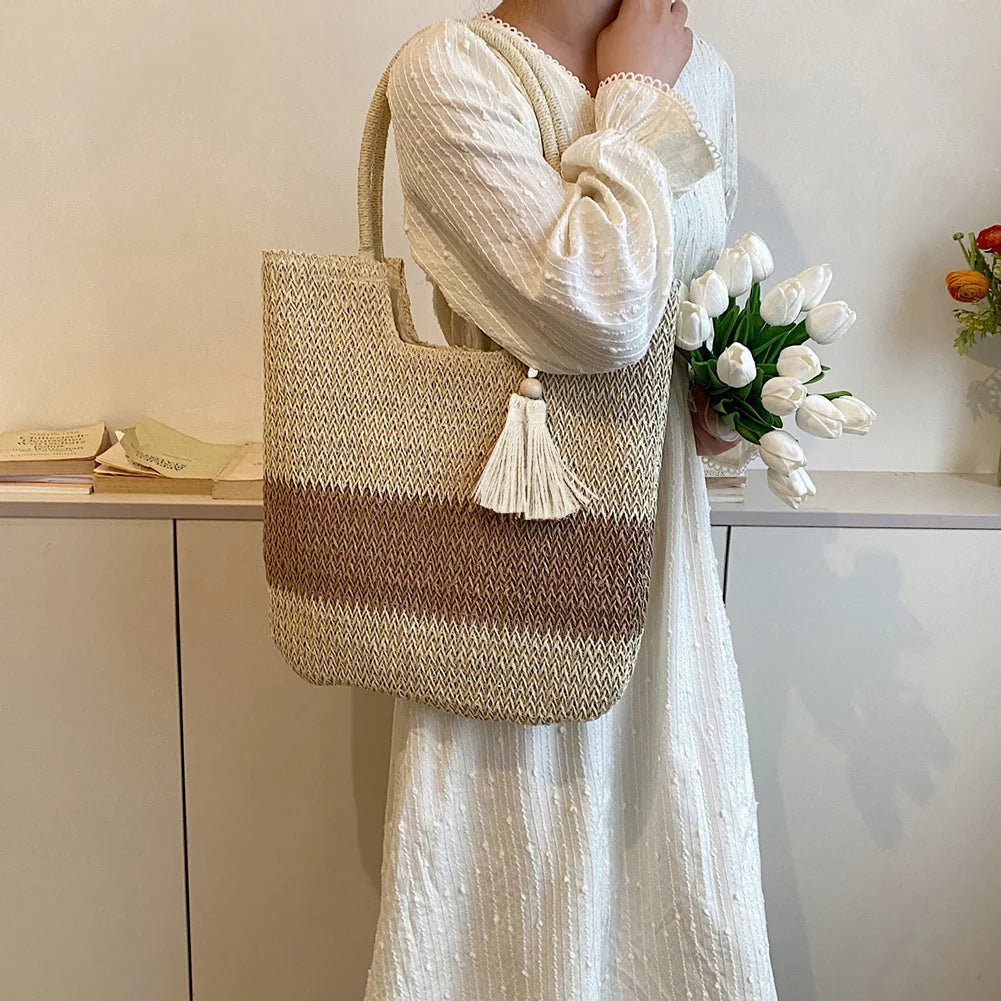 Nord Taschen | Beach Straw Handbag