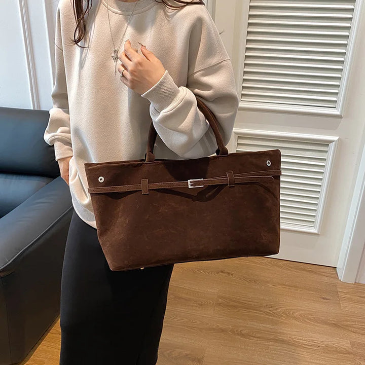 Nord Taschen | Suede Shoulder Handbag