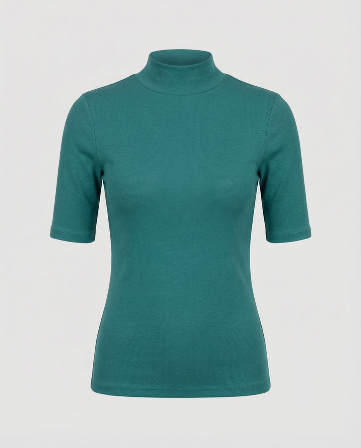 Feinstrick Nahtloser Rollkragenpullover Damen