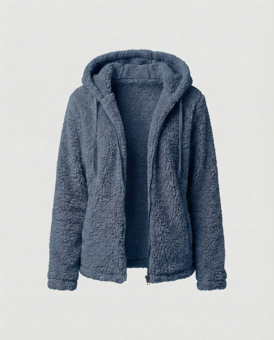 Teddy Fleecejacke Damen Lang - Arvani