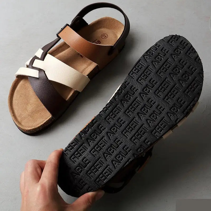 Nord Taschen | Orthopädische Premium Ledersandalen