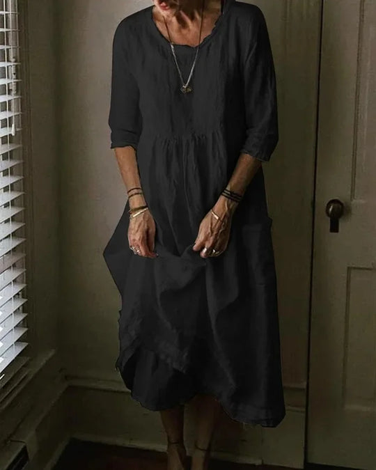 Oversize Kleid aus Baumwolle für Frauen