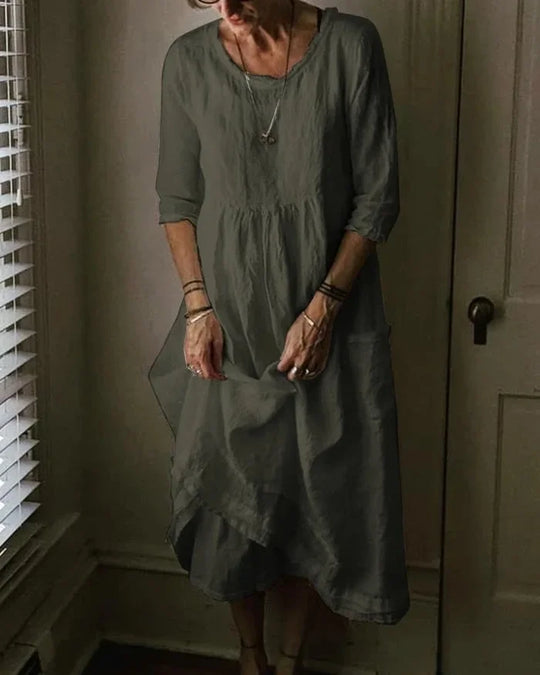 Oversize Kleid aus Baumwolle für Frauen