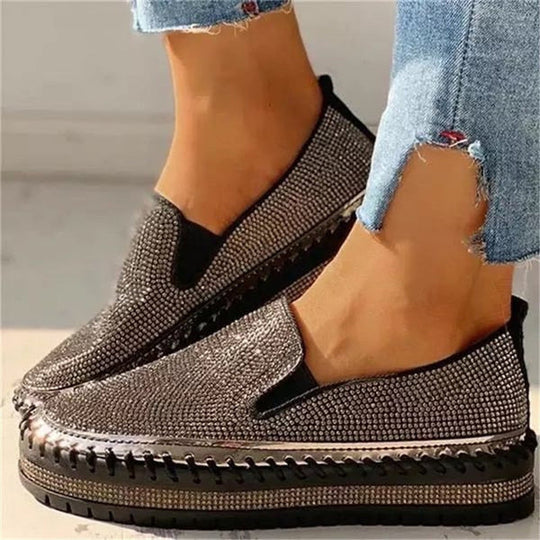 Schimmernde Schuhe für Damen