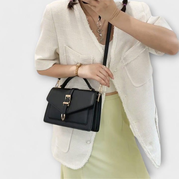 Nord Taschen | Damen Klassische Elegante Strukturierte Schultertasche