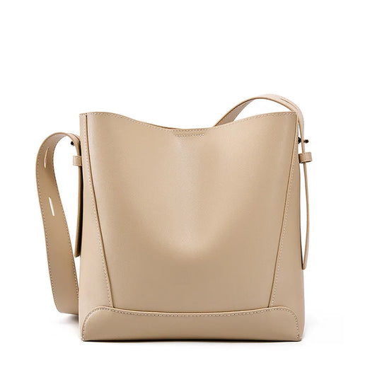 Nord Taschen | Luxury Smooth Leather School Handbag with Shoulder Strap