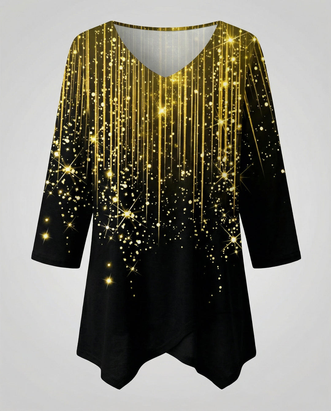 Elegantes Damen V-Neck Oberteil