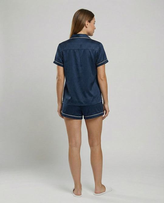 Satin Komfort Pyjama Set Damen