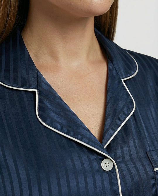 Satin Komfort Pyjama Set Damen