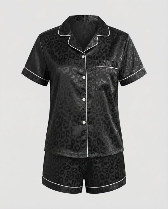 Satin Komfort Pyjama Set Damen