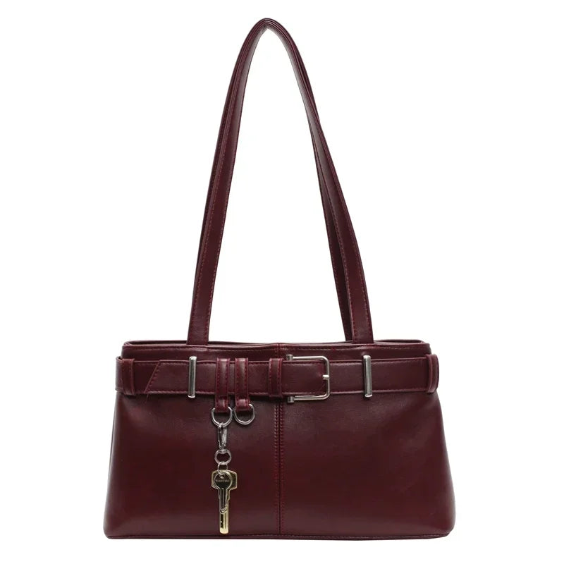 Nord Taschen | Elegant Leather Handbag with Shoulder Strap