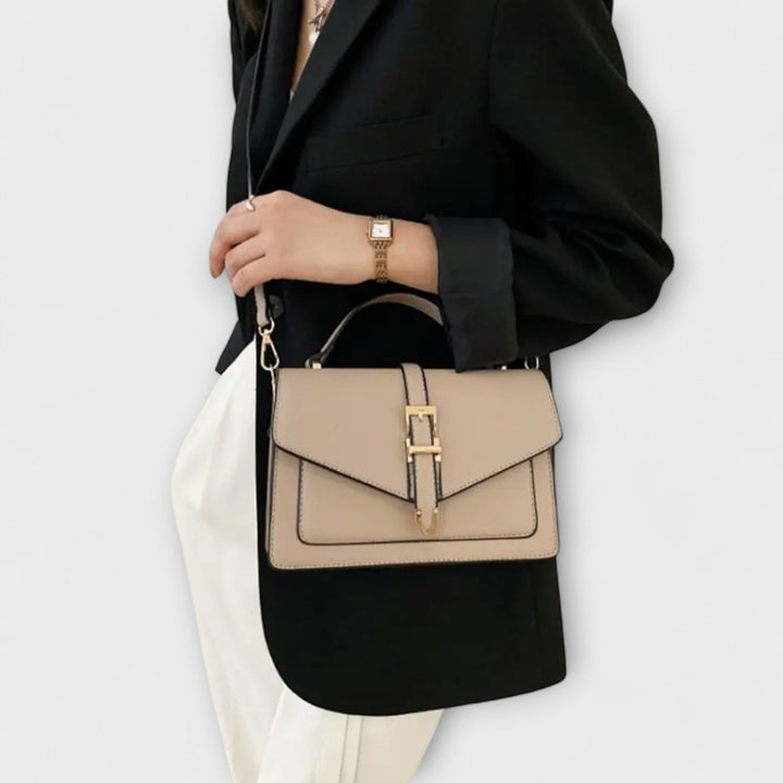 Nord Taschen | Damen Klassische Elegante Strukturierte Schultertasche