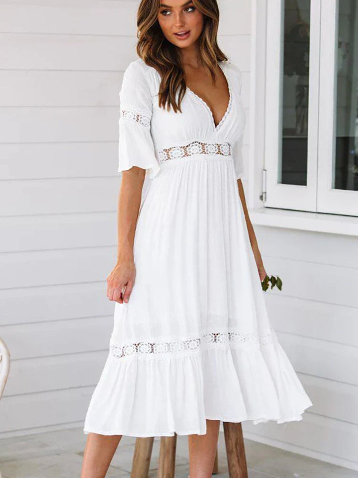 Boho-Midi-Kleid