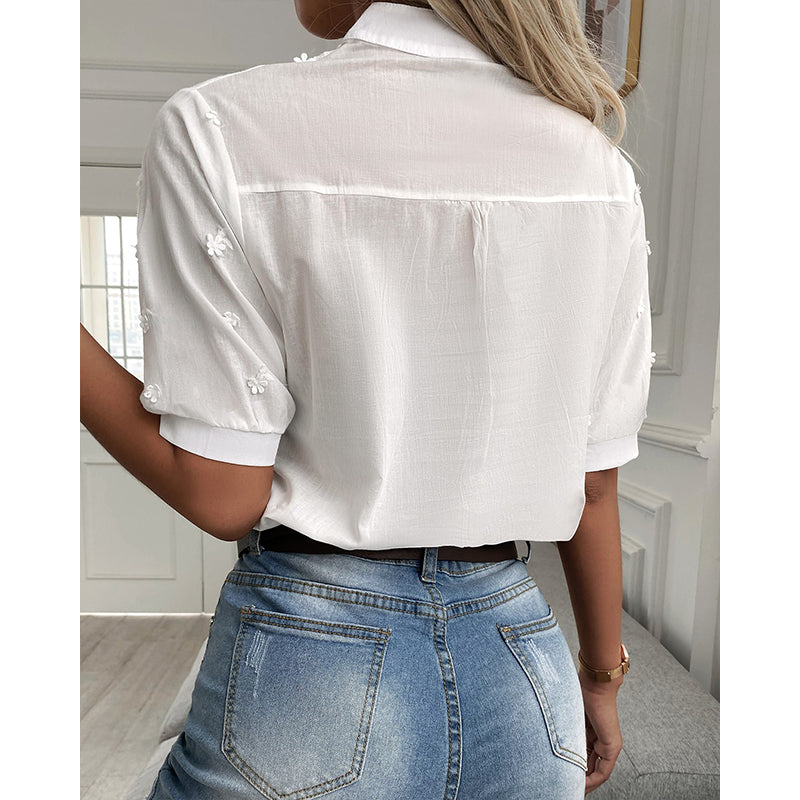 Weiße Bluse