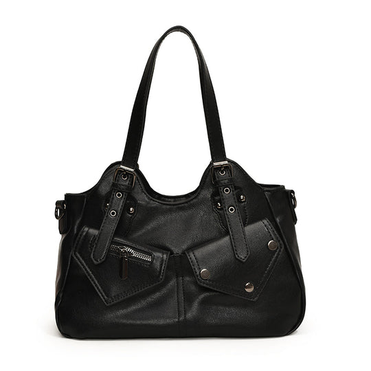 Nord Taschen | Handbag for School in Leather Multipockets
