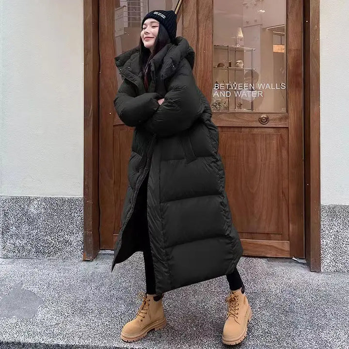 Nord Taschen | Lange Pufferjacke mit Kapuze für Damen - Winter