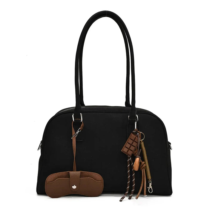 Nord Taschen | Handbag for School with Shoulder Strap in Suede