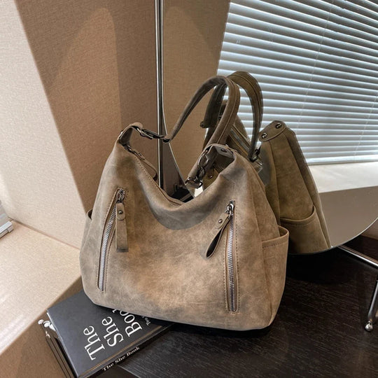 Nord Taschen | Large Suede Handbag