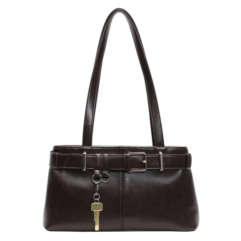 Nord Taschen | Elegant Leather Handbag with Shoulder Strap