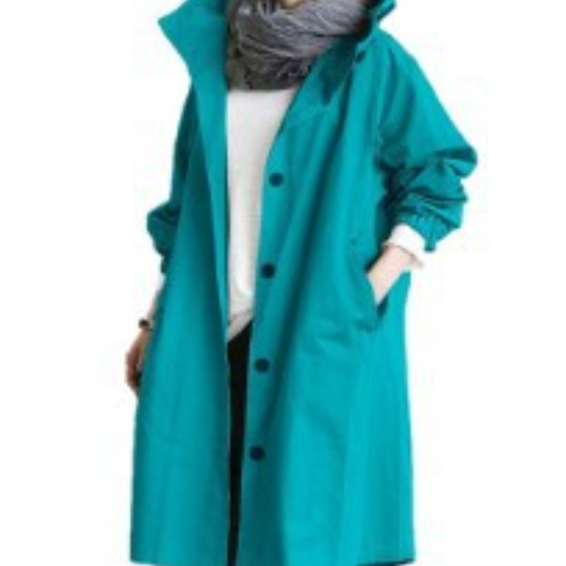 Nord Taschen Damen Windbreaker Mantel mit Kapuze