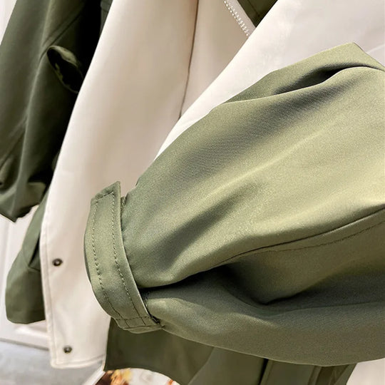 Oversized Wasserdichte Regenjacke für Damen