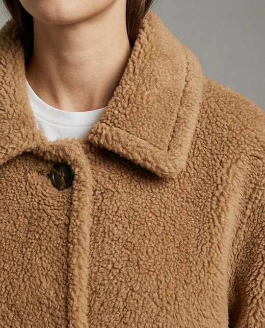 Kuschelige Teddy Jacke Damen