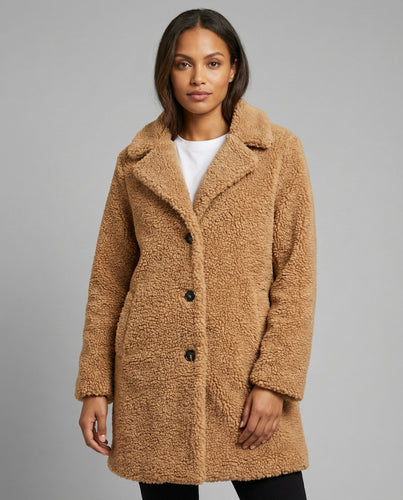 Kuschelige Teddy Jacke Damen