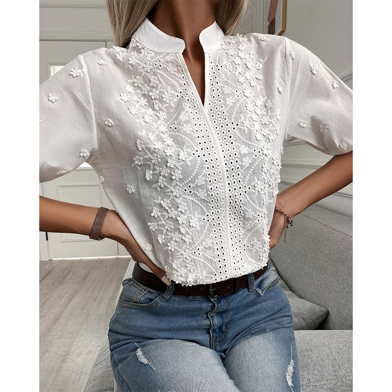 Weiße Bluse