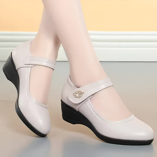 Klassische Damen-Lederschuhe, weich & stilvoll