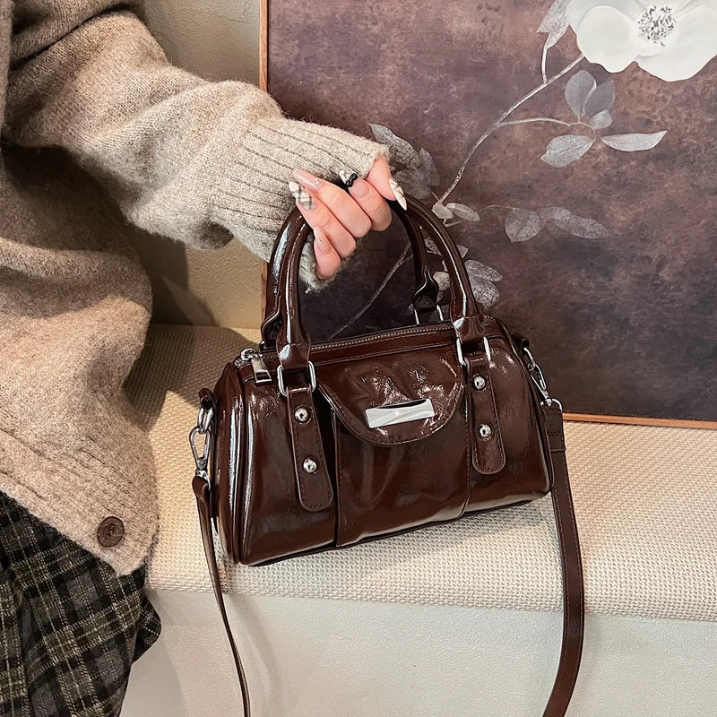 Nord Taschen | Elegant Patent Leather Handbag