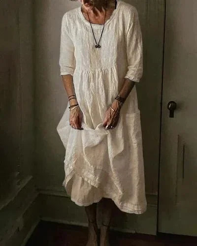 Oversize Kleid aus Baumwolle für Frauen