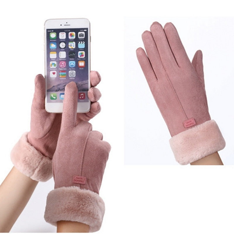 Nord Taschen - Schicke und Stilvolle Winter Furry Handschuhe für Frauen