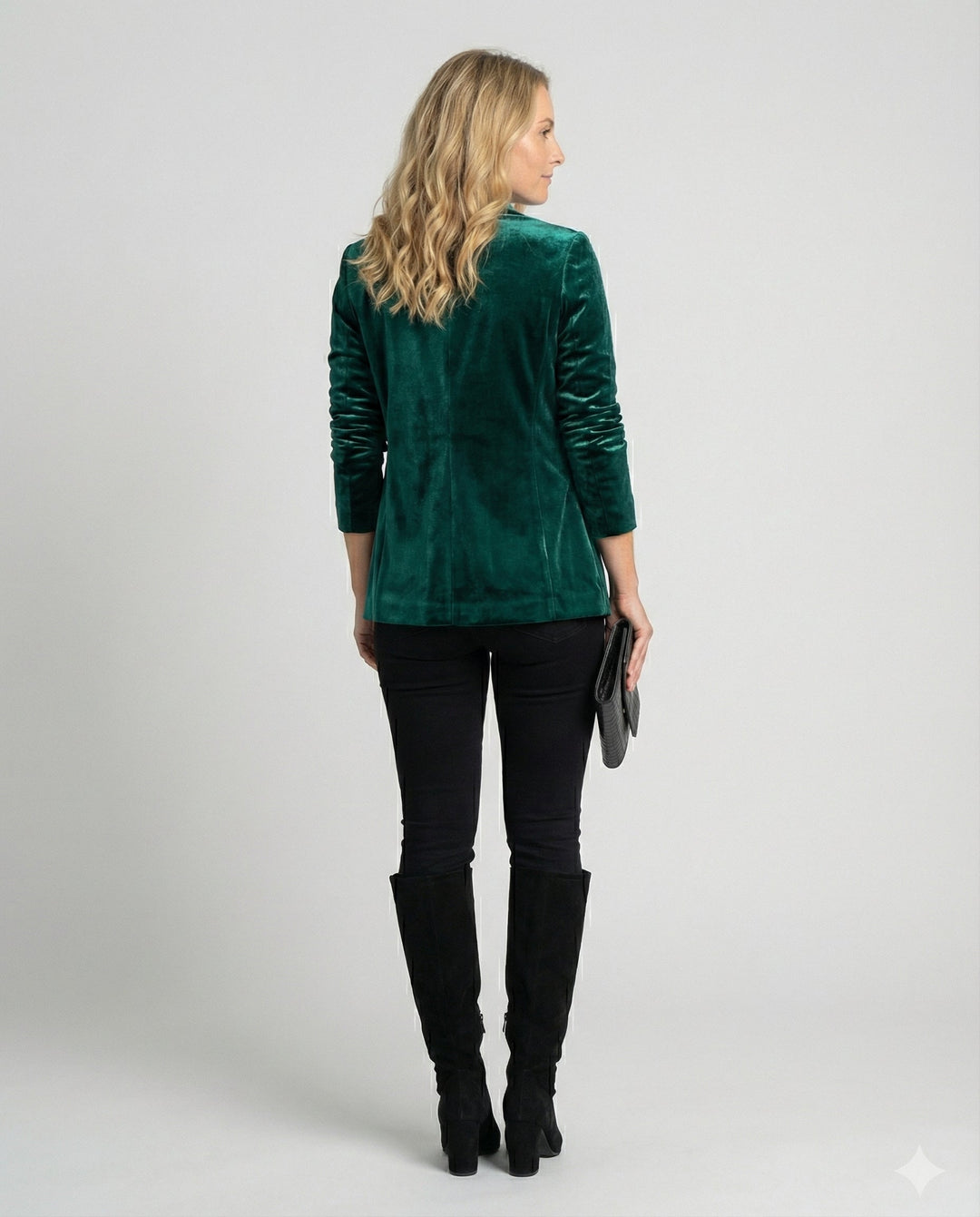 Eleganter Samtblazer Damenjacke